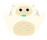 右邊樹枝貓頭鷹 hover